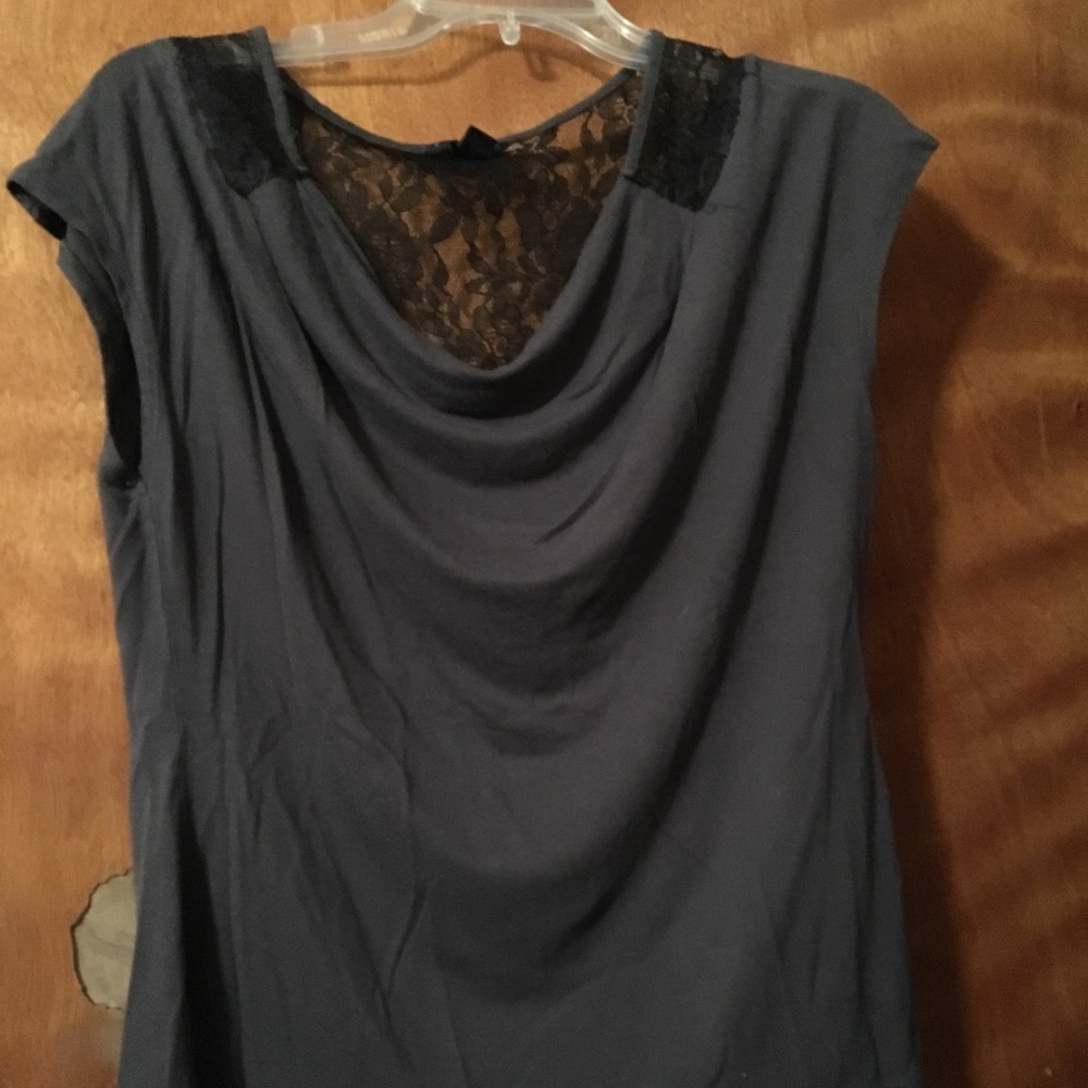 Dark gray blouse